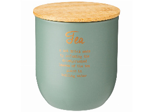 Емкость для сыпучих продуктов agness glam чай 9x6x10 см