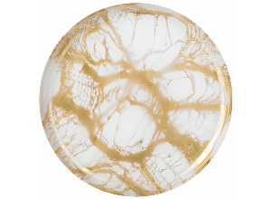 Тарелка обеденная white marble диаметр 28 см, высота 2 cм