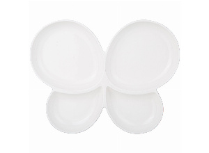 Менажница lefard native 4 сек. в форме бабочки 29*23*3 см (кор=16шт.)