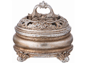 Шкатулка коллекция рококо, 13,5*10,7*12,6cm
