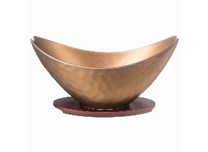 Салатник на дерев. подставке bronco bronze 22,5*16 см 1200 мл (кор=12шт.)