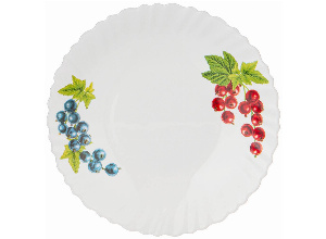 Тарелка десертная agness berry mood 20см (мал. уп. = 6 шт.)