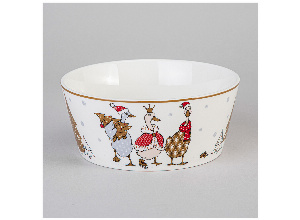 Салатник lefard family christmas 14,5*6 см 650 мл (кор=36шт.)