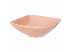 Салатник квадратный lefard tint 600мл (розовый)