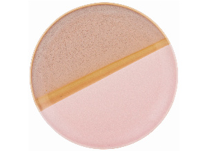 Тарелка закусочная bronco sunset 21 см розовая (мал.уп.=2шт./кор=36шт.)